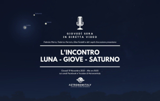L’Incontro Luna – Giove – Saturno In Diretta Video