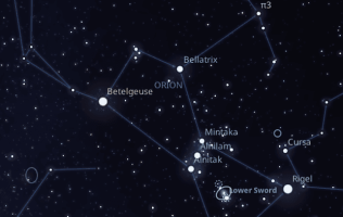 Come vedere Betelgeuse, la stella Alfa della costellazione di Orione