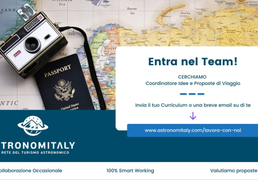 CANDIDATURE APERTE: COORDINATORE IDEE E PROPOSTE DI VIAGGIO