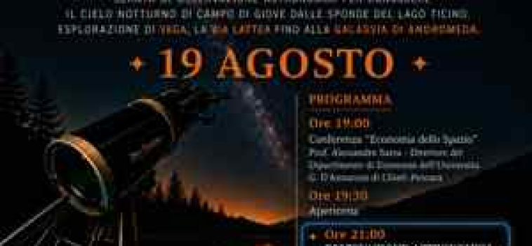 Un Lago di Stelle e di Desideri: il 19 agosto a Campo di Giove